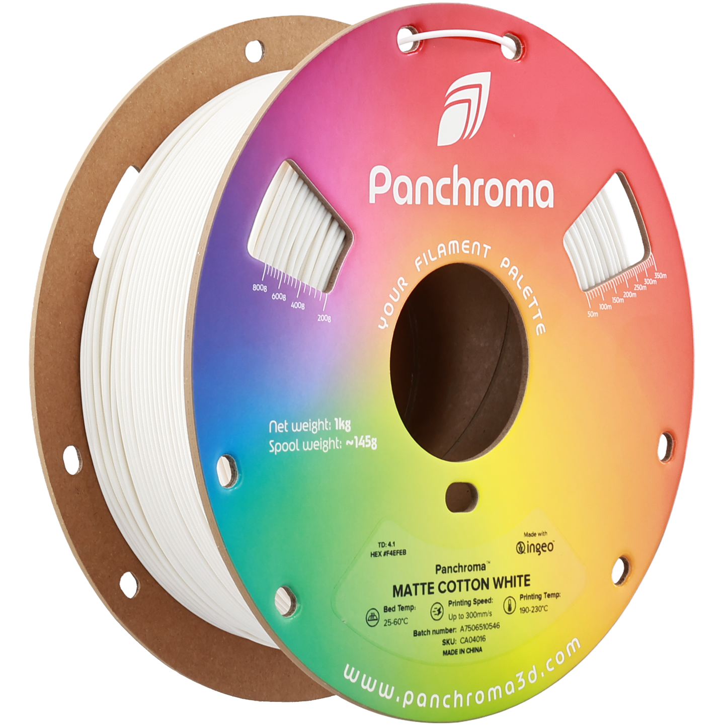Panchroma™ PLA Matte Cotton White