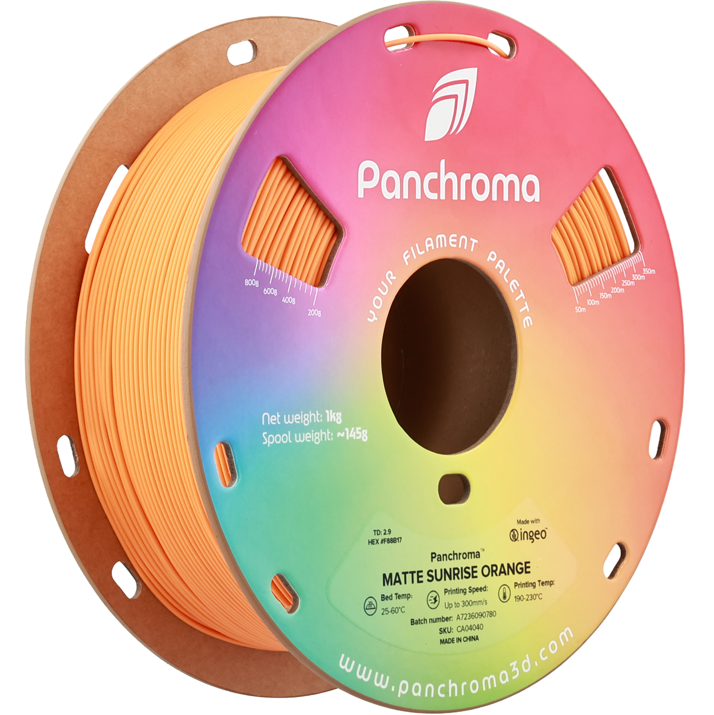 Panchroma™ PLA Matte Sunrise Orange
