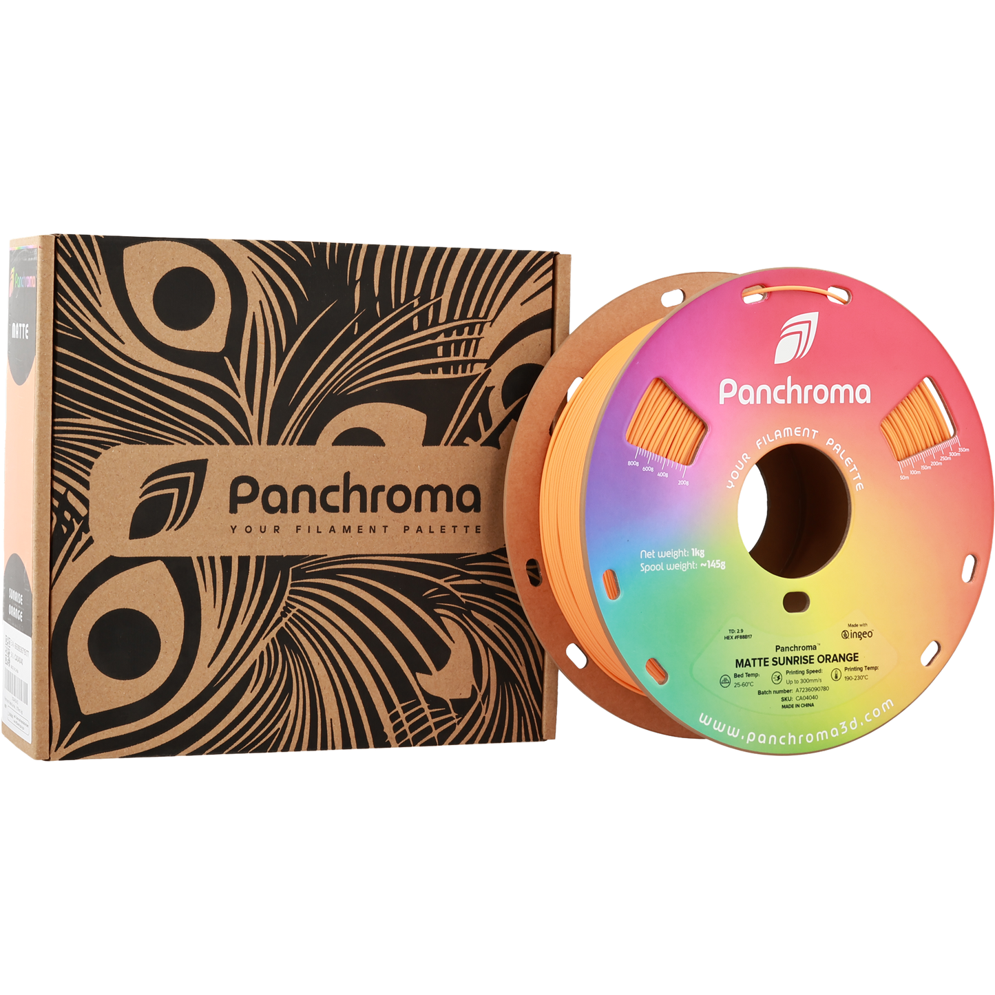 Panchroma™ PLA Matte Sunrise Orange